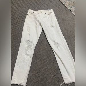 White Levi Jeans